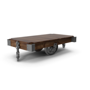 Old Coffee Table on Wheels
